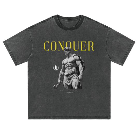 'CONQUER' Vintage Tee