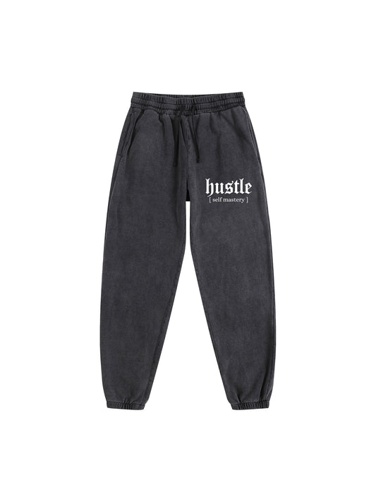 'SELF MASTERY' Vintage Wash Joggers