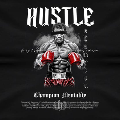 'CHAMPION MENTALITY' Heavy Wash Vintage Tee