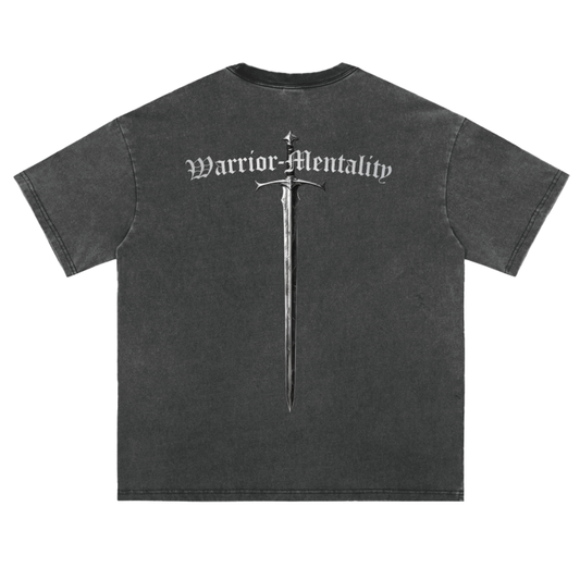 'WARRIOR MENTALITY' Vintage Tee