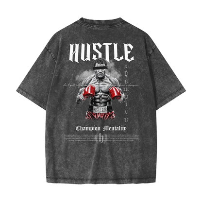 'CHAMPION MENTALITY' Heavy Wash Vintage Tee