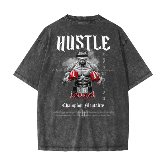 'CHAMPION MENTALITY' Heavy Wash Vintage Tee