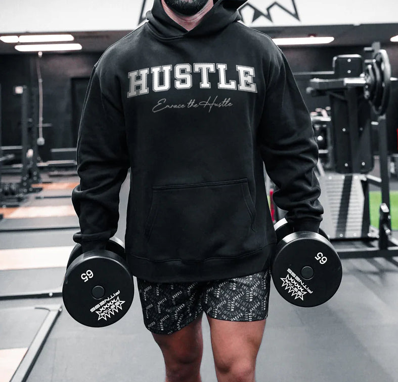 'EMBRACE THE HUSTLE' Premium Varsity Hoodie